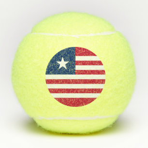 Balles De Tennis Drapeau du Libéria