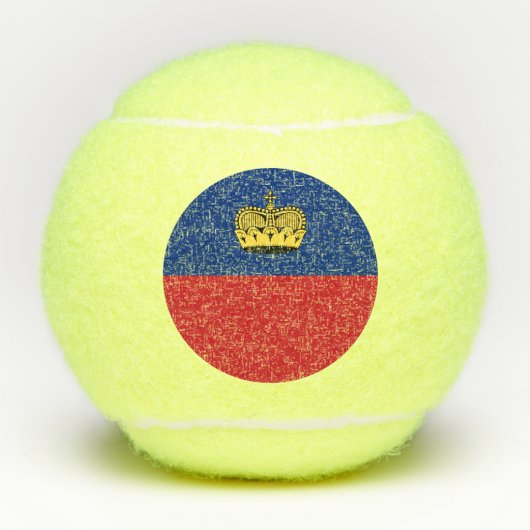 Balles De Tennis Drapeau du Liechtenstein (Devant)