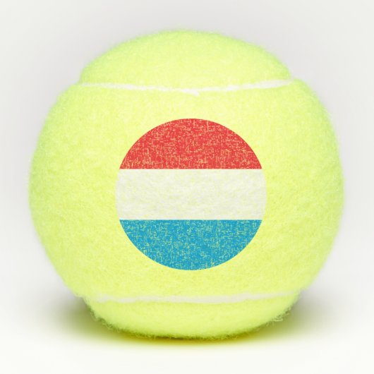 Balles De Tennis Drapeau du Luxembourg (Devant)