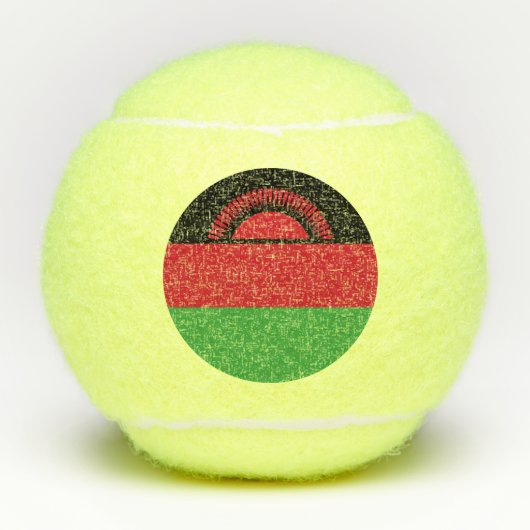 Balles De Tennis Drapeau du Malawi (Devant)