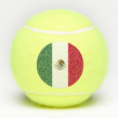 Balles De Tennis Drapeau du Mexique (Dos)