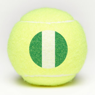 Balles De Tennis Drapeau du Nigeria