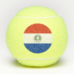 Balles De Tennis Drapeau du Paraguay