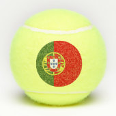 Balles De Tennis Drapeau du Portugal (Dos)