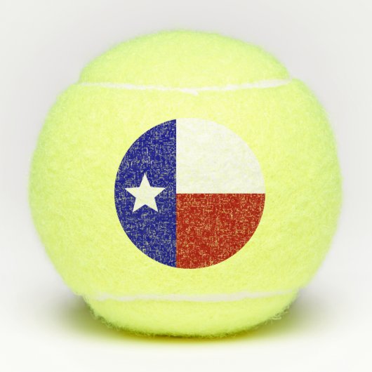 Balles De Tennis Drapeau du Texas (Devant)