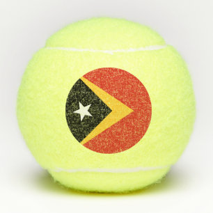 Balles De Tennis Drapeau du Timor oriental