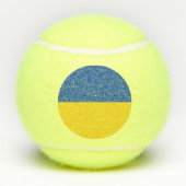 Balles De Tennis Drapeau d'Ukraine (Dos)