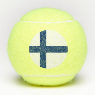 Balles De Tennis Drapeau Finlande