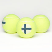 Balles De Tennis Drapeau Finlande (Multiple)