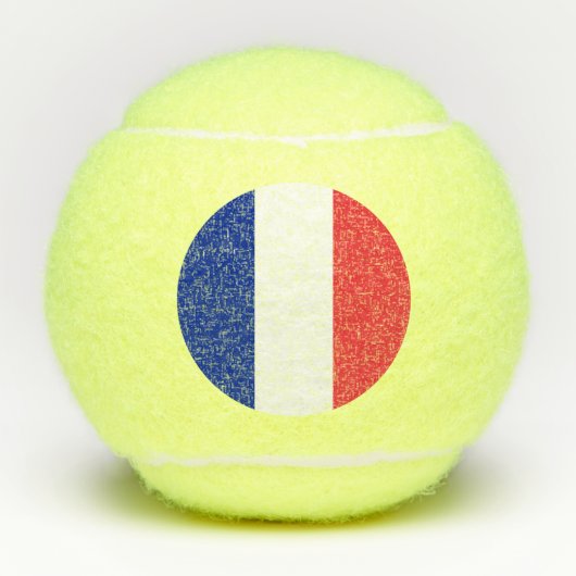 Balles De Tennis Drapeau français (Devant)