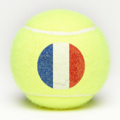 Balles De Tennis drapeau français (Dos)