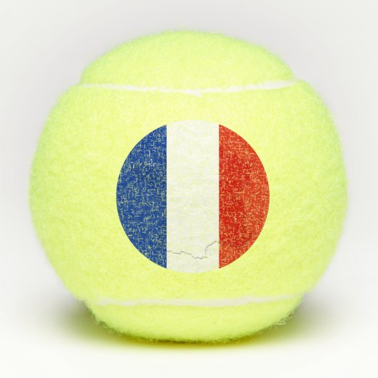 Balles De Tennis drapeau français (Devant)