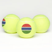Balles De Tennis Drapeau Gambie (Multiple)
