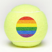 Balles De Tennis Drapeau Gay pride arc-en-ciel LGBT (Devant)