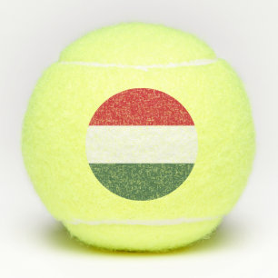 Balles De Tennis Drapeau Hongrie