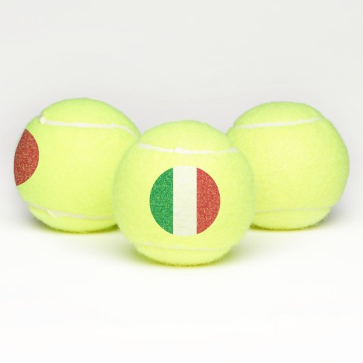 Balles De Tennis Drapeau Italie (Multiple)