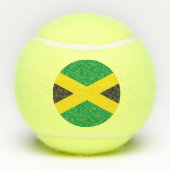 Balles De Tennis Drapeau jamaïcain (Dos)