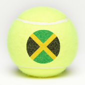 Balles De Tennis Drapeau Jamaïque (Dos)