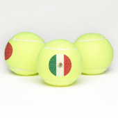 Balles De Tennis Drapeau Mexicain (Multiple)