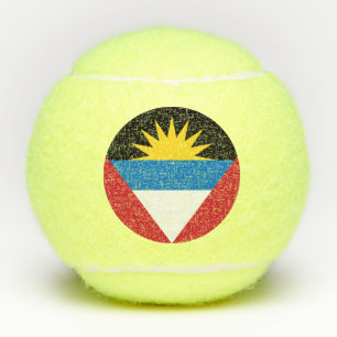 Balles De Tennis Drapeau patriotique d'Antigua-et-Barbuda