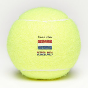 Balles De Tennis Drapeau Pays-Bas et Pays-Bas Personnalisé
