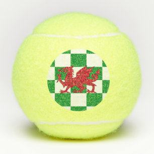 Balles De Tennis Drapeau rouge celtique mystique du dragon du Pays