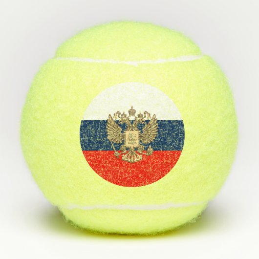 Balles De Tennis Drapeau russe (Devant)