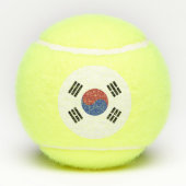 Balles De Tennis drapeau sud-coréen (Dos)