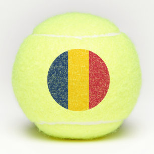 Balles De Tennis Drapeau Tchad