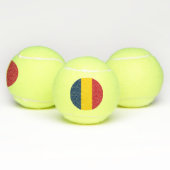 Balles De Tennis Drapeau Tchad (Multiple)