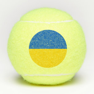 Balles De Tennis Drapeau Ukraine