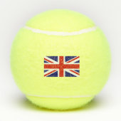 Balles De Tennis Drapeau Union Jack britannique (Dos)