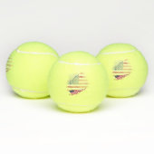 Balles De Tennis Drapeau USA (Multiple)