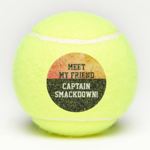 Balles De Tennis Drôle claquez la boule concurrentielle de jeu de