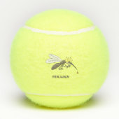 Balles De Tennis Drôle dessin d'insecte moustique (Dos)