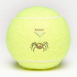 Balles De Tennis Drôle mignon dessin animé d'araignée moelleuse