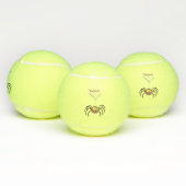 Balles De Tennis Drôle mignon dessin animé d'araignée moelleuse (Multiple)