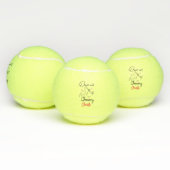 Balles De Tennis Échéance En Janvier Mignonne Swan Portant Un Nouve (Multiple)