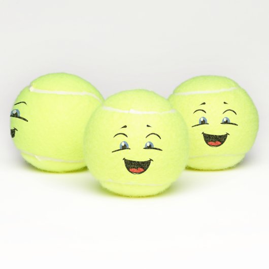 Balles De Tennis Emoji comique (Multiple)