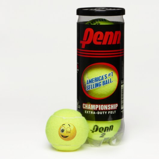 Balles De Tennis Emoji Winking (Boîte)