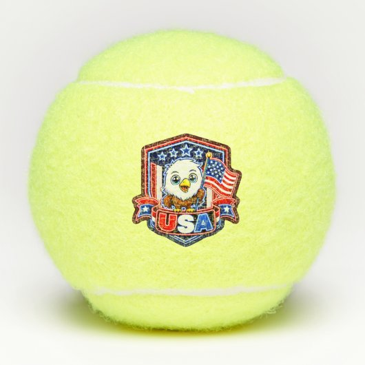 Balles De Tennis États-Unis (Devant)