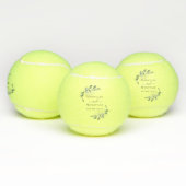 Balles De Tennis Eucalyptus Mariage de monographie verte (Multiple)