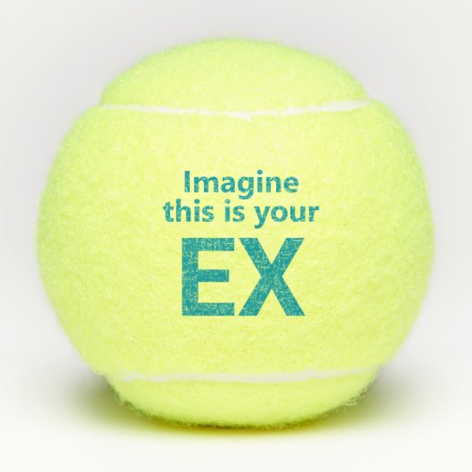 Balles De Tennis Ex-mari drôle (Devant)