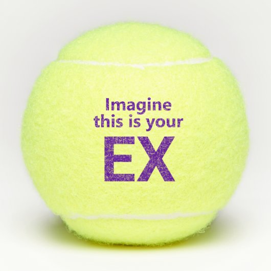 Balles De Tennis Ex-mari drôle (Devant)