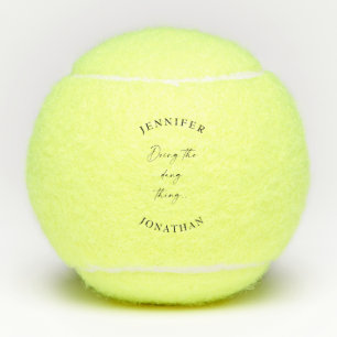 Balles De Tennis Faire Dang Thing Mariage personnalisé
