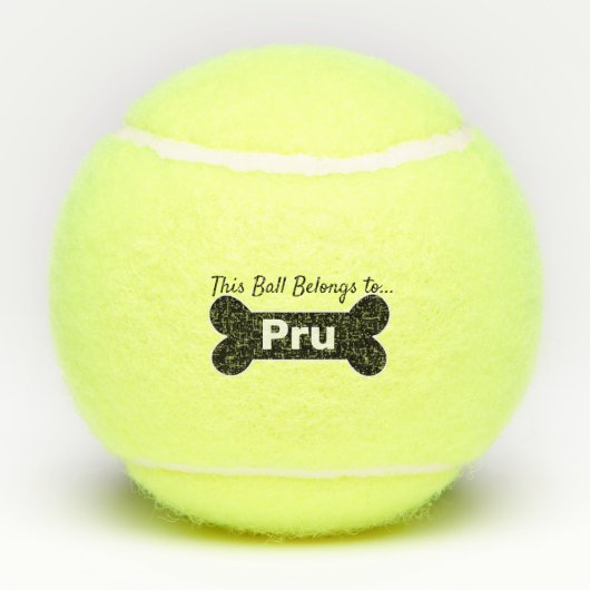 Balles de tennis faites sur commande de chien (Dos)