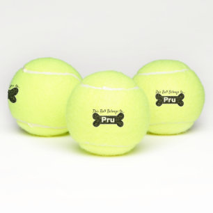 Balles de tennis faites sur commande de chien