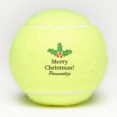 Balles de tennis faites sur commande de Noël avec (Devant)