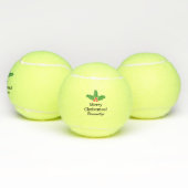 Balles de tennis faites sur commande de Noël avec (Multiple)