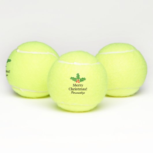 Balles de tennis faites sur commande de Noël avec (Multiple)